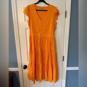 Draper James Orange Dress